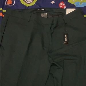 Express green pants